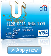 mtvU Citi Credit Cards