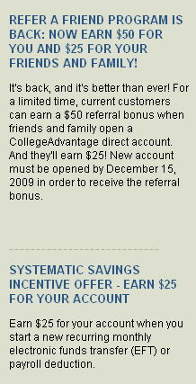 Ohio CollegeAdvantage Bonuses