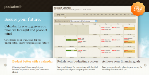PocketSmith Homepage