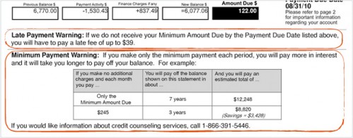 American Express New Credit Card Bill