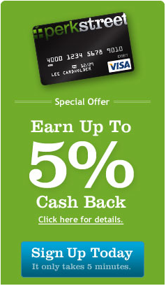 PerkStreet 5% Cash Back