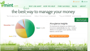 Mint Home Page