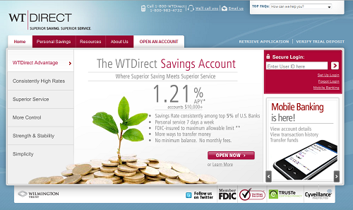 WTDirect Savings Account WTDirect Savings Account Review
