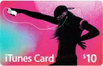 iTunes 10 Dollar Gift Card