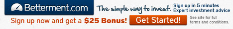 Betterment Banner 25 Bonus