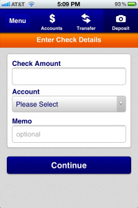 ING Direct Checkmate Deposit