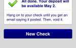 ING Direct Checkmate Deposit Confirmation
