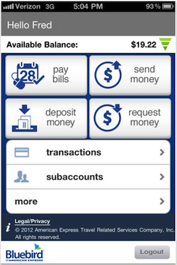 Bluebird iPhone App Bluebird iPhone App