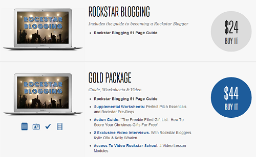 Rockstar Blogging Pricing