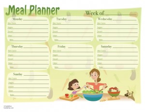Get Organize with a Meal Planning Calendar Get Organize with a Meal Planning Calendar
