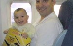 Jason Steele Flying with Daughter