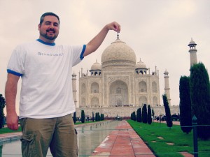 PT Money at the Taj Mahal