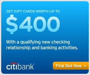 Citi Online Checking Account $400 Bonus | PT Money