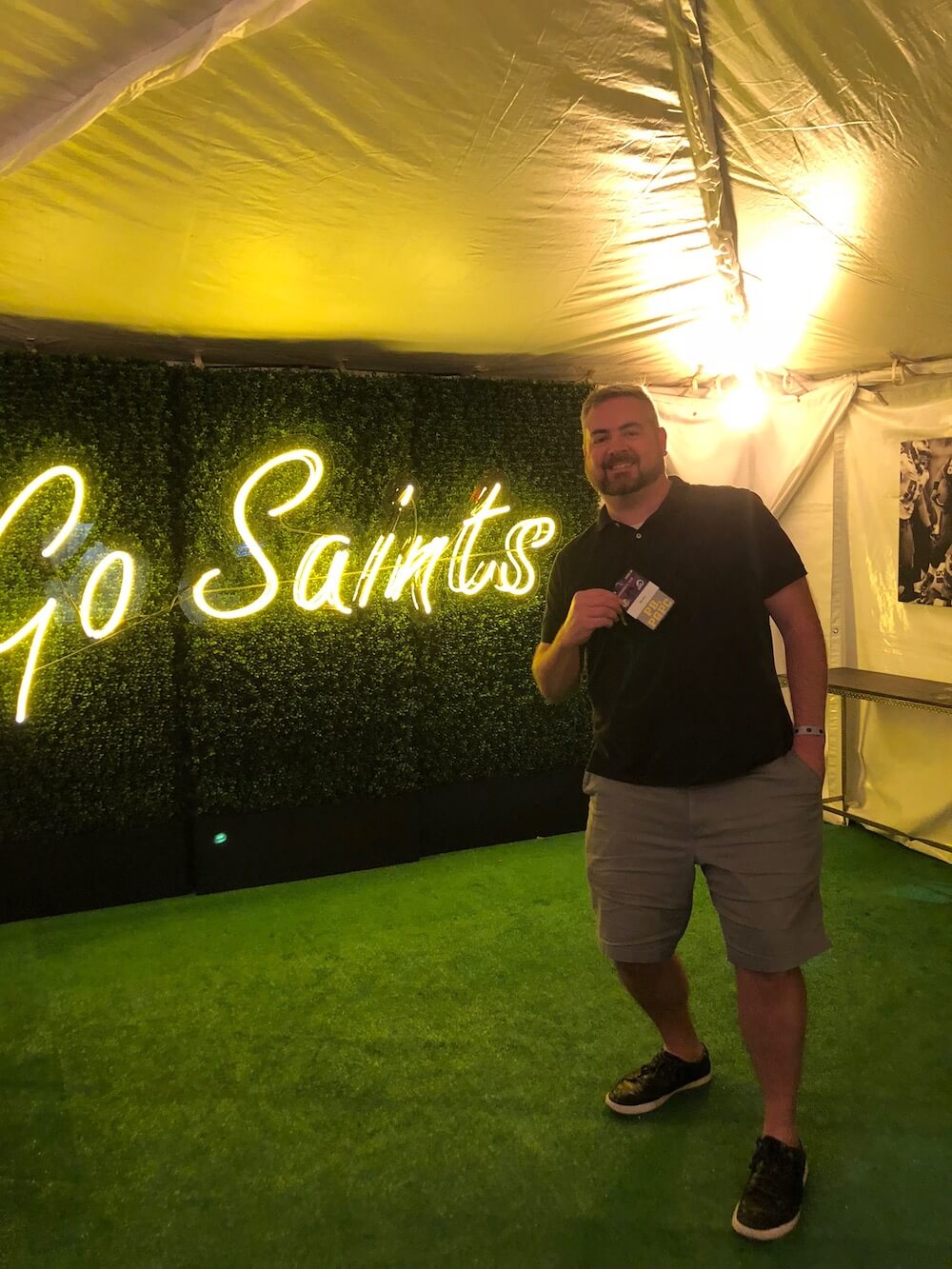 PT at the Saints Game VIP Game day experience from Barclaycard