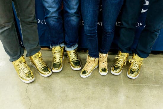 Gold Shoes